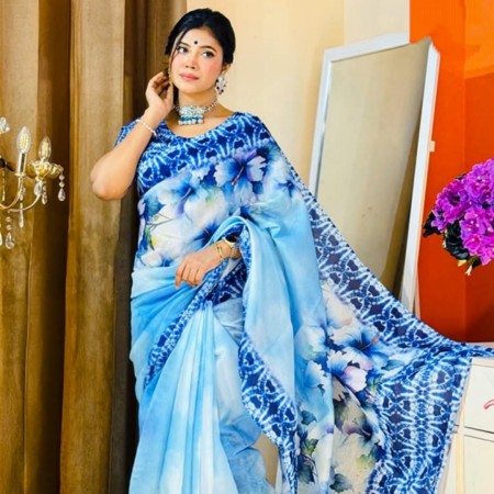 2510Tangail Silk Saree