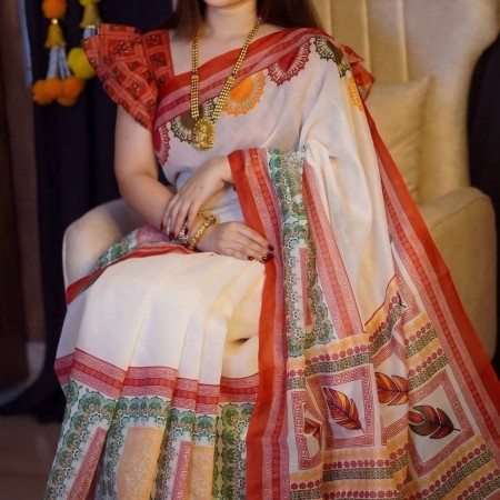 4949 Tangail Silk Shari