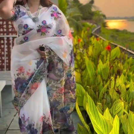 5050 Tangail Silk Shari